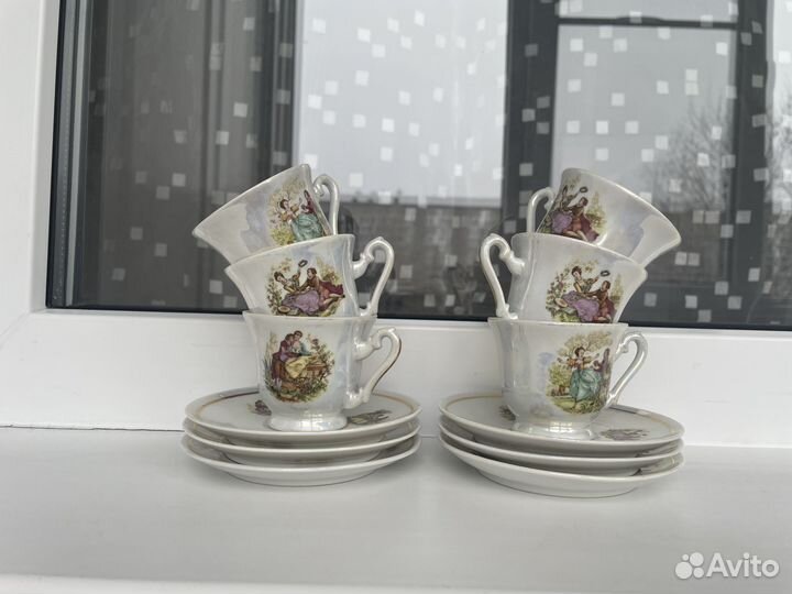 Кофейный сервиз FP Zajecar Yugoslavia Madonna