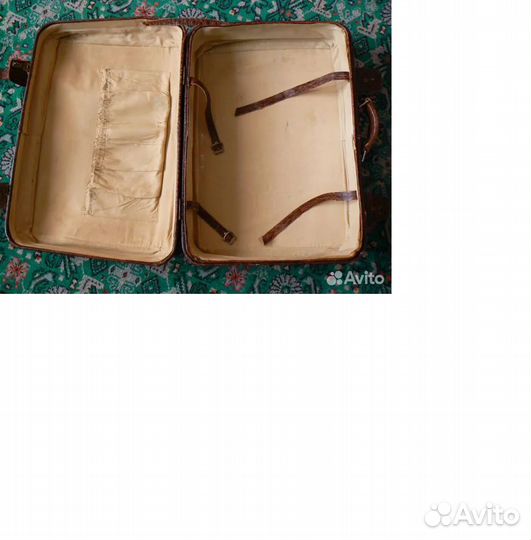 Чемодан Германия, ретро, из крокодиловой кожи