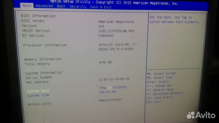 Новая мат плата Asus X555LB, i7-5500U,GT-940M 2Гб