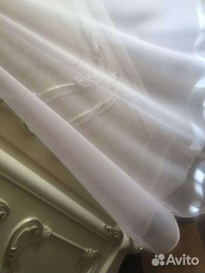 Итальянские тюли сетки, готовая штора,кофе,крем,мо