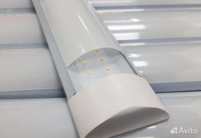 Светодиодный светильник линейный 1200мм 6500К