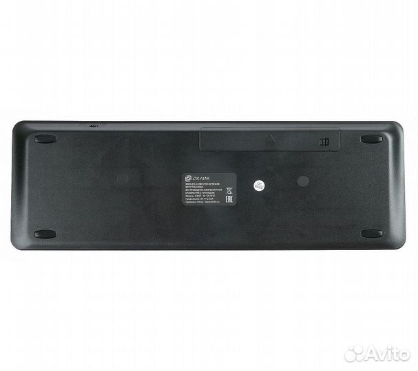 Беспроводная клавиатура Оклик 830ST, черный