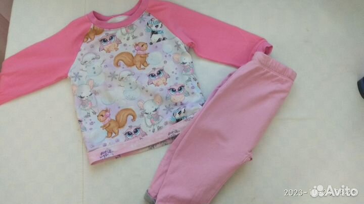 Вещи пакетом для девочки 74-80