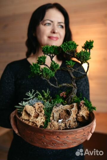 Флорариум с водопадами