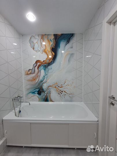 Отделка санузла пвх панелями