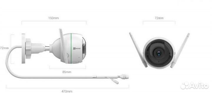 Ezviz C3WN 1080p (4 мм) (CS-CV310-A0-1C2WFR)