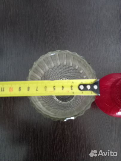 Вазы. Хрустальная и рубиновое стекло. СССР