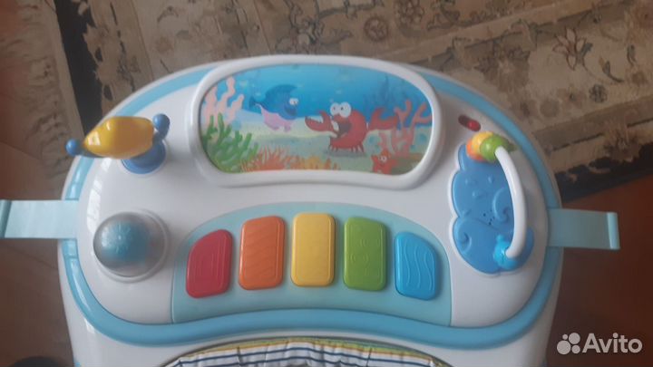 Новые Ходунки детские с ручкой Babyton