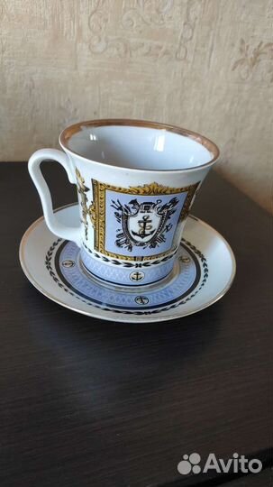 Тарелка лфз,4 птенца и паучок,Е.Чарушин,бокал Лфз