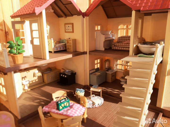 Sylvanian Families Большой дом со светом