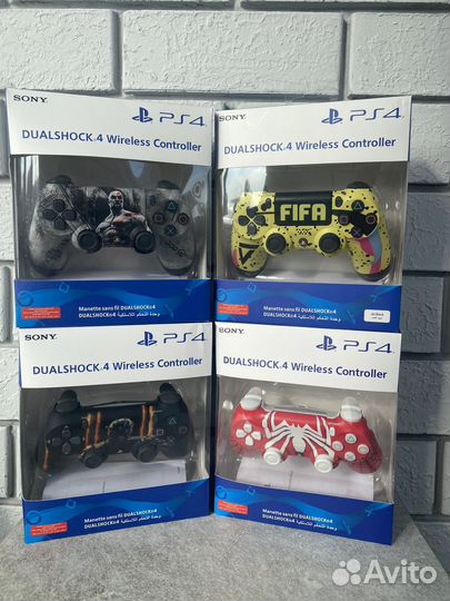 Геймпады для ps4, с принтом. новые