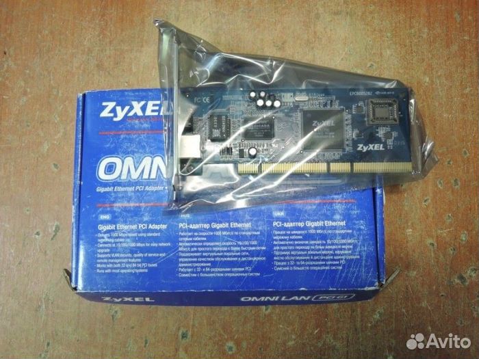 Сетевая карта PCI64 zyxel Omni LAN PCI G1 EE