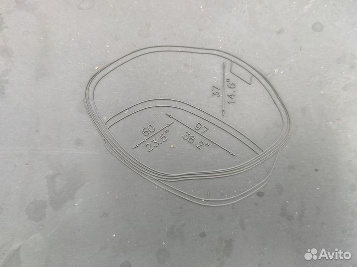 Лежак пластиковый для собаки