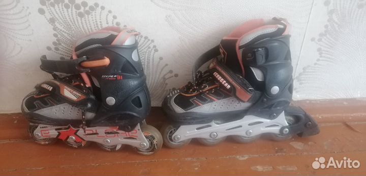 Детские ролики 34-37 размер (изменяемые)
