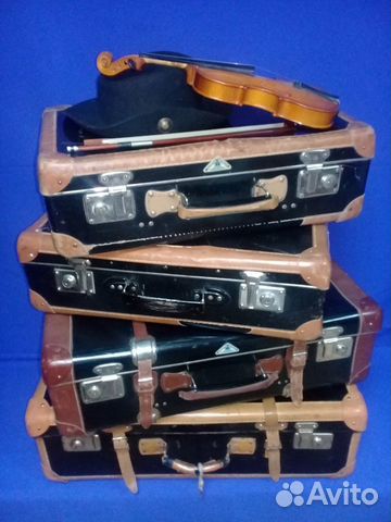 Чемодан старый винтажный Европа и СССР