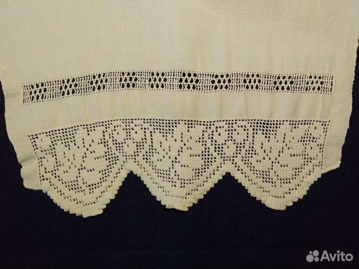 Полотенце старинное домотканое Рушник вышитый