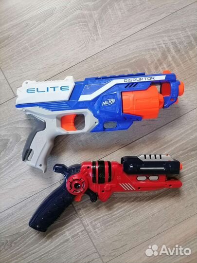 Бластер nerf и сабля-пистолет Hap-p-Kib