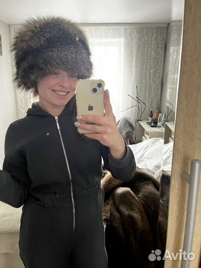 Шапка из натурального меха женская