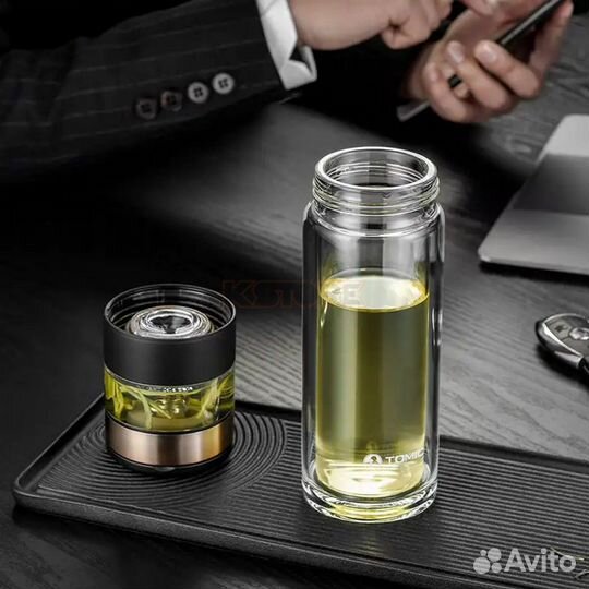 Термос для заваривания чая с датчиком температуры