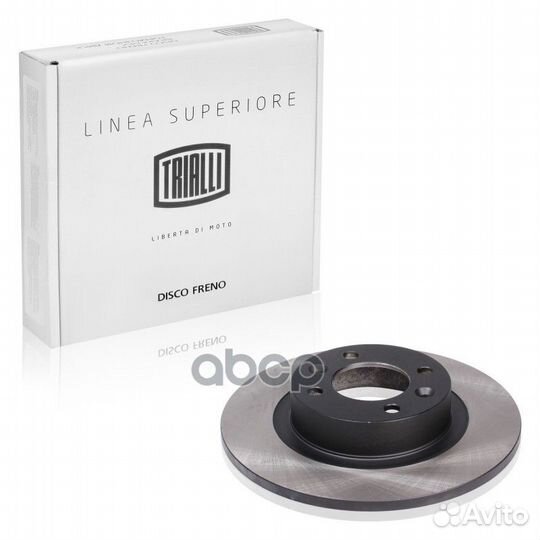 Диск тормозной зад DF0952S Trialli