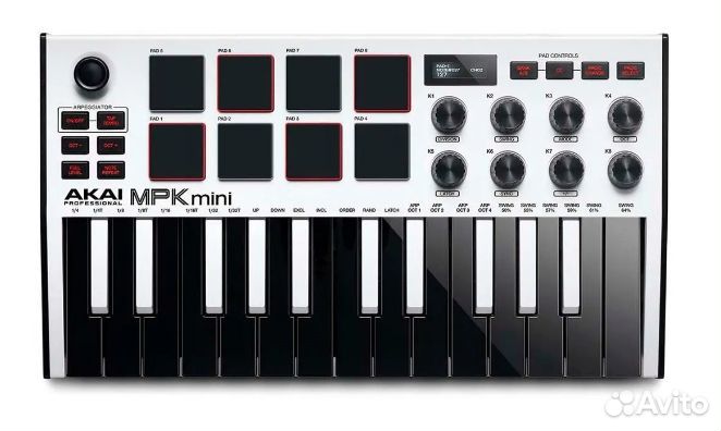MPK mini 3 white Akai новая midi-клавиатура белая
