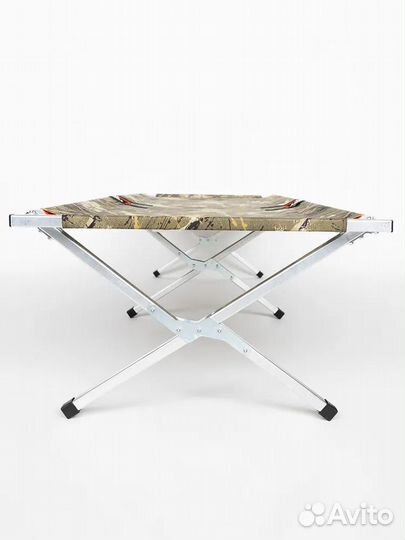 Раскладушка туристическая широкая 200 x 75 см