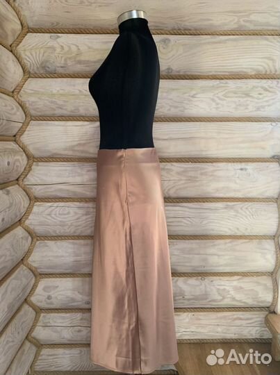 Юбка миди в бельевом стиле