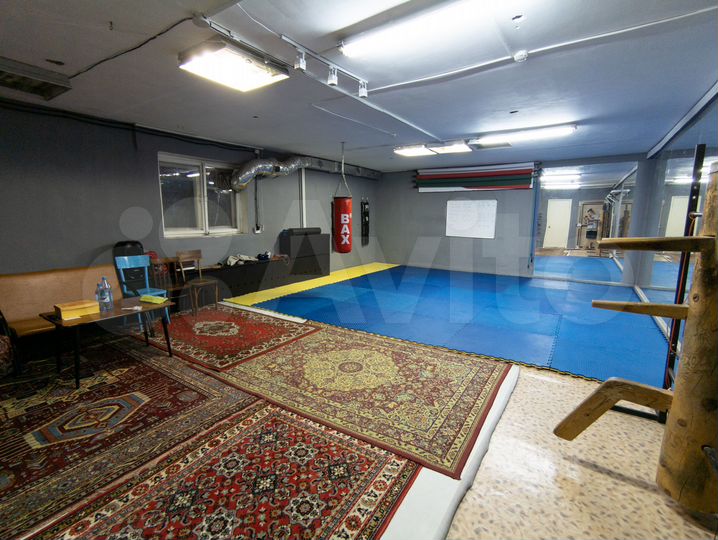 Зал для единоборств + тренажерный зал, 100 м²