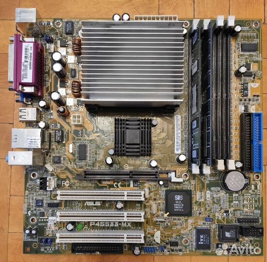 Процессор intel seleron с мат. платой и памятью