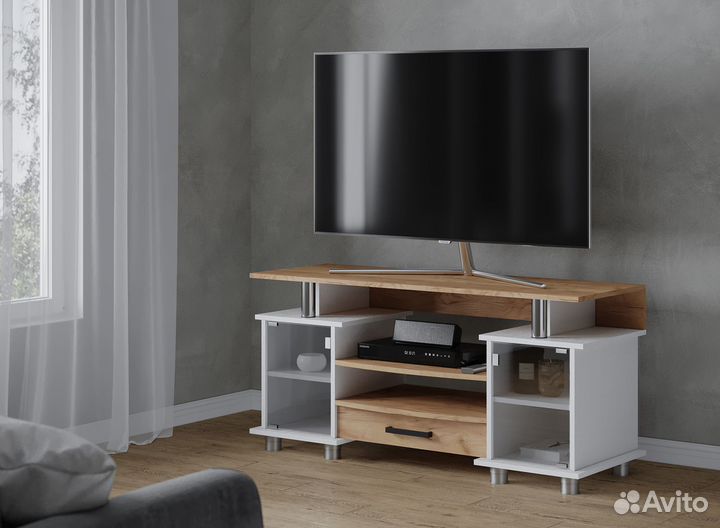 Тумба с полками современная