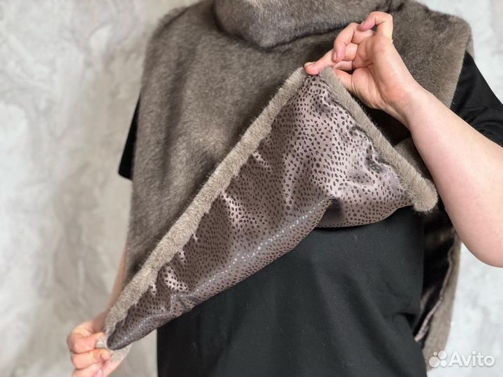 Манишка из экомеха