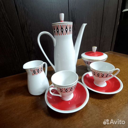 Кофейный сервиз ГДР тет-а-тет