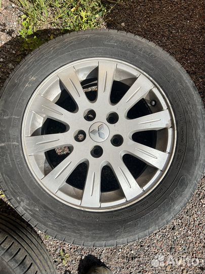 Колеса в сборе r16 летние mitsubishi