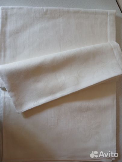 Скатерть новая льняная. СССР