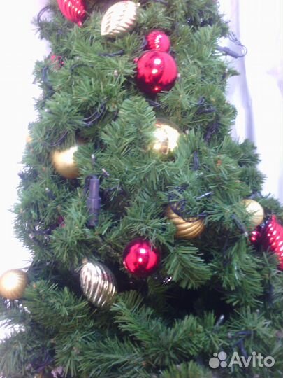Наряженная Ёлка Гирлянды Игрушки Декор и прочее