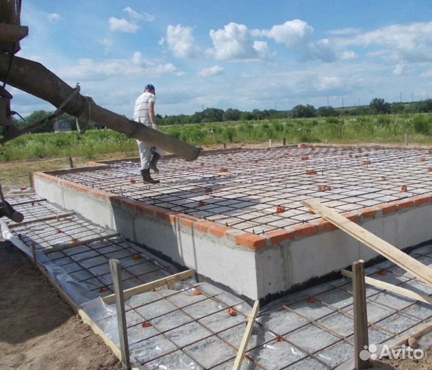 Доставка бетона миксером от 3 м3