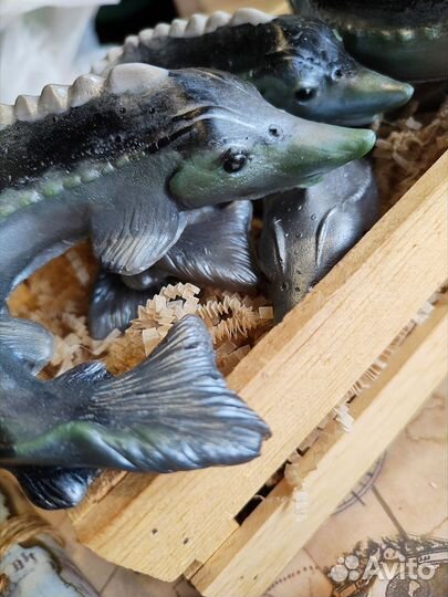 Осетр из мыла подарок который удивляет