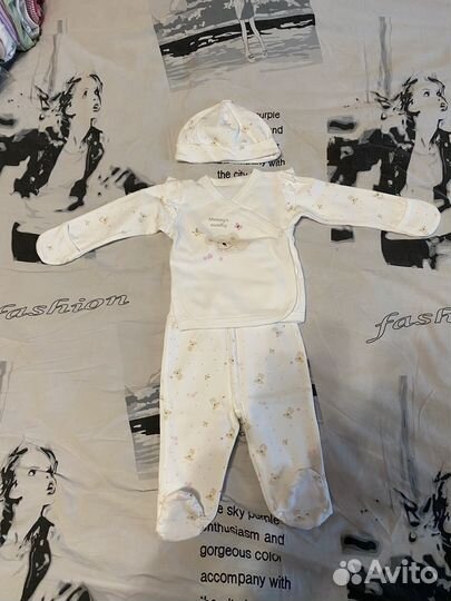 Вещи пакетом для новорожденной девочки от 1-4 м