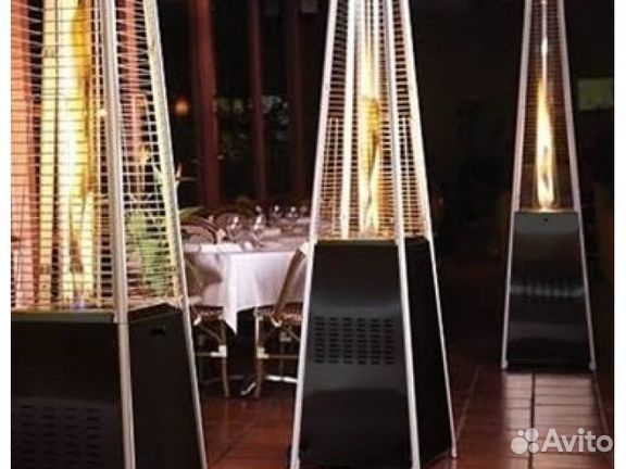 Уличный газовый обогреватель пирамида jax