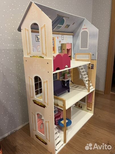 Домик для кукол paremo с мебелью