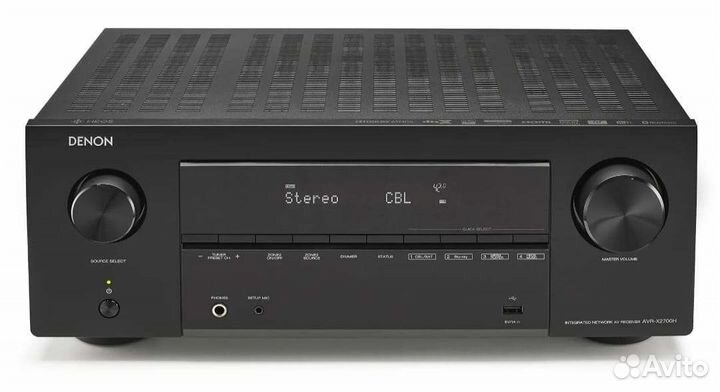 AV ресивер denon AVR-X2700H черный