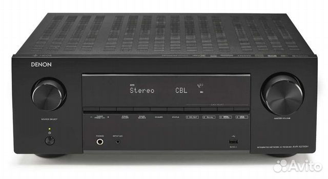 AV ресивер denon AVR-X2700H черный