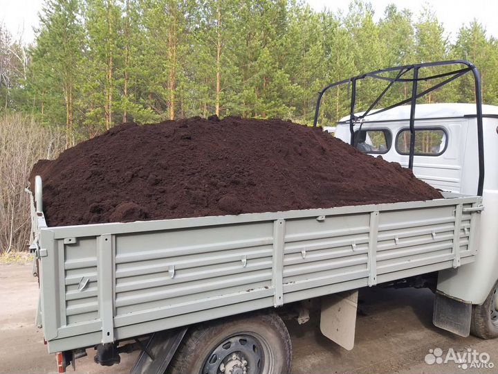 Чернозем, Земля, Грунт садовый, Перегной коровий