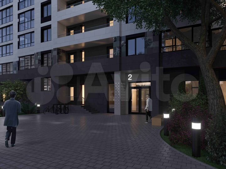 2-к. квартира, 58,4 м², 13/16 эт.