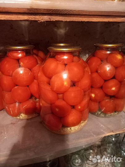 Помидоры, маринованные домашние