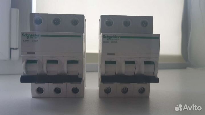 Автоматические выключатели Schneider Acti 9 3P