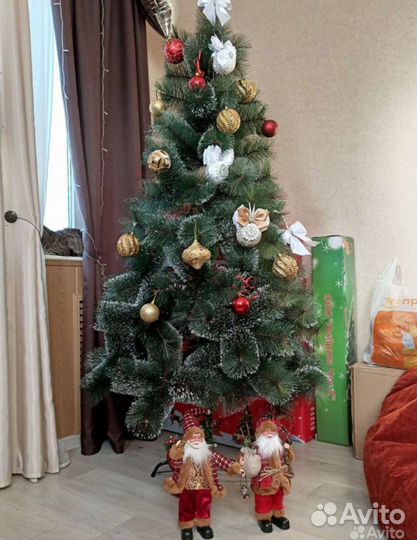 Елка искусственная сосна пушистая новогодняя