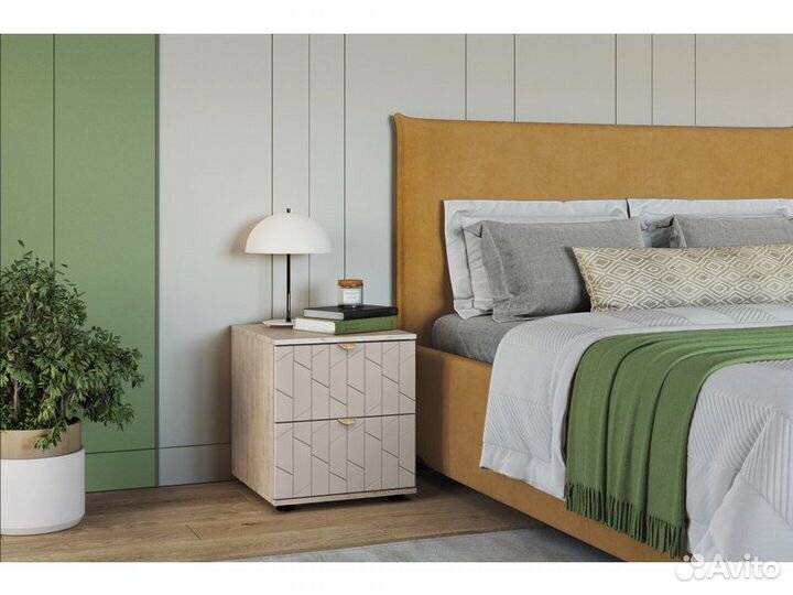 Тумба прикроватная Монблан-1 Angle Santiago