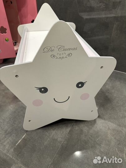 Деревянная кровать для кукол