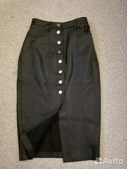 Кожаная юбка